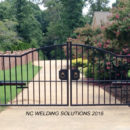 Gallery: Custom Wought Iron Driveway Gates | NC Welding Solutions NC ...